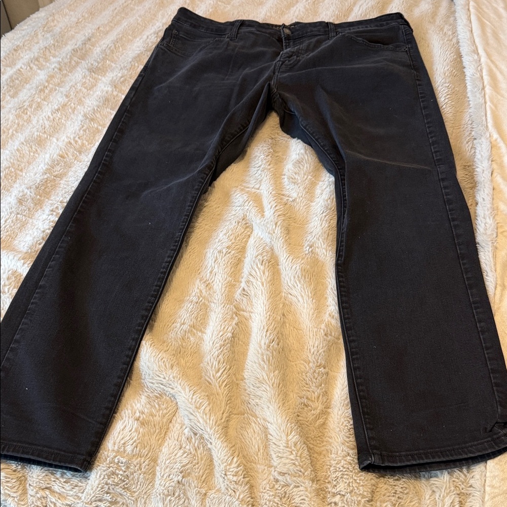 American Eagle Outfitters Men's Dark Gray Straight Jeans